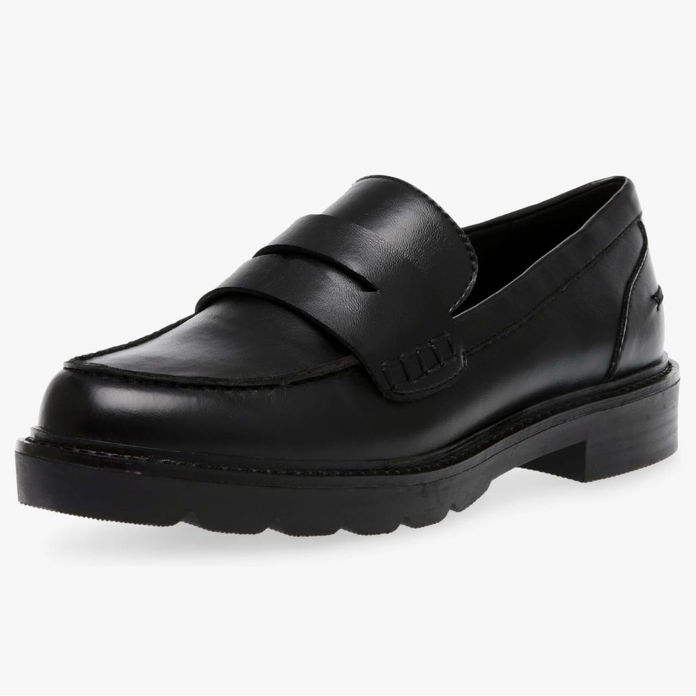 Anne Klein EmmyLou Black Loafers Sz 7.5